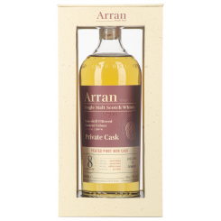 Arran Malt – 2012 8 years Pinot Noir Hogshead Peated – Exclusive for Denmark – 60,7% CS