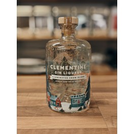 Clementine Gin Liqueur Illuminated Snow Globe 20 % alk.